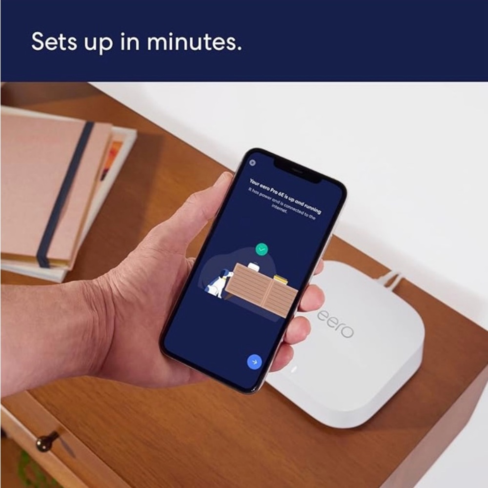 Eero Pro 6E Tri-Band Mesh Wi-Fi 6E System (Single)